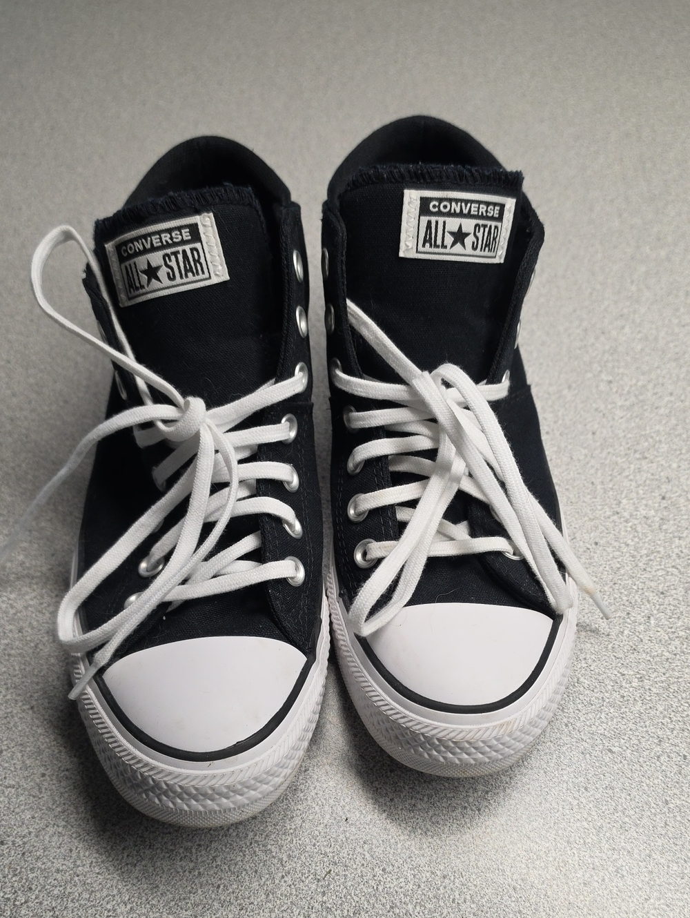 Converse Black and White High-Top Sneakers